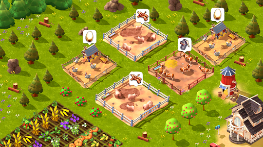 Happy Farm Town - Farm Games